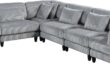 Exploring Comfort And Style With The Gowe 6pc Modular Sectional Set