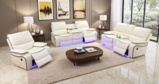 Exploring Comfort And Tech In The Ainehome Leather Recliner Set