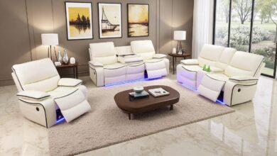 Exploring Comfort And Tech In The Ainehome Leather Recliner Set