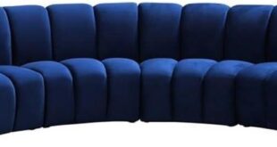 Exploring The Meridian Infinity Navy Sectional Style Meets Flexibility