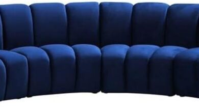 Exploring The Meridian Infinity Navy Sectional Style Meets Flexibility