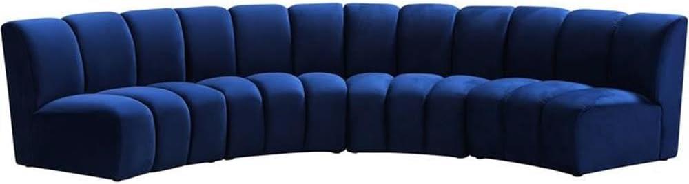 Exploring The Meridian Infinity Navy Sectional Style Meets Flexibility