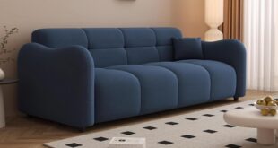 Finding Comfort And Style Blue Velvet Loveseat For Small Spaces