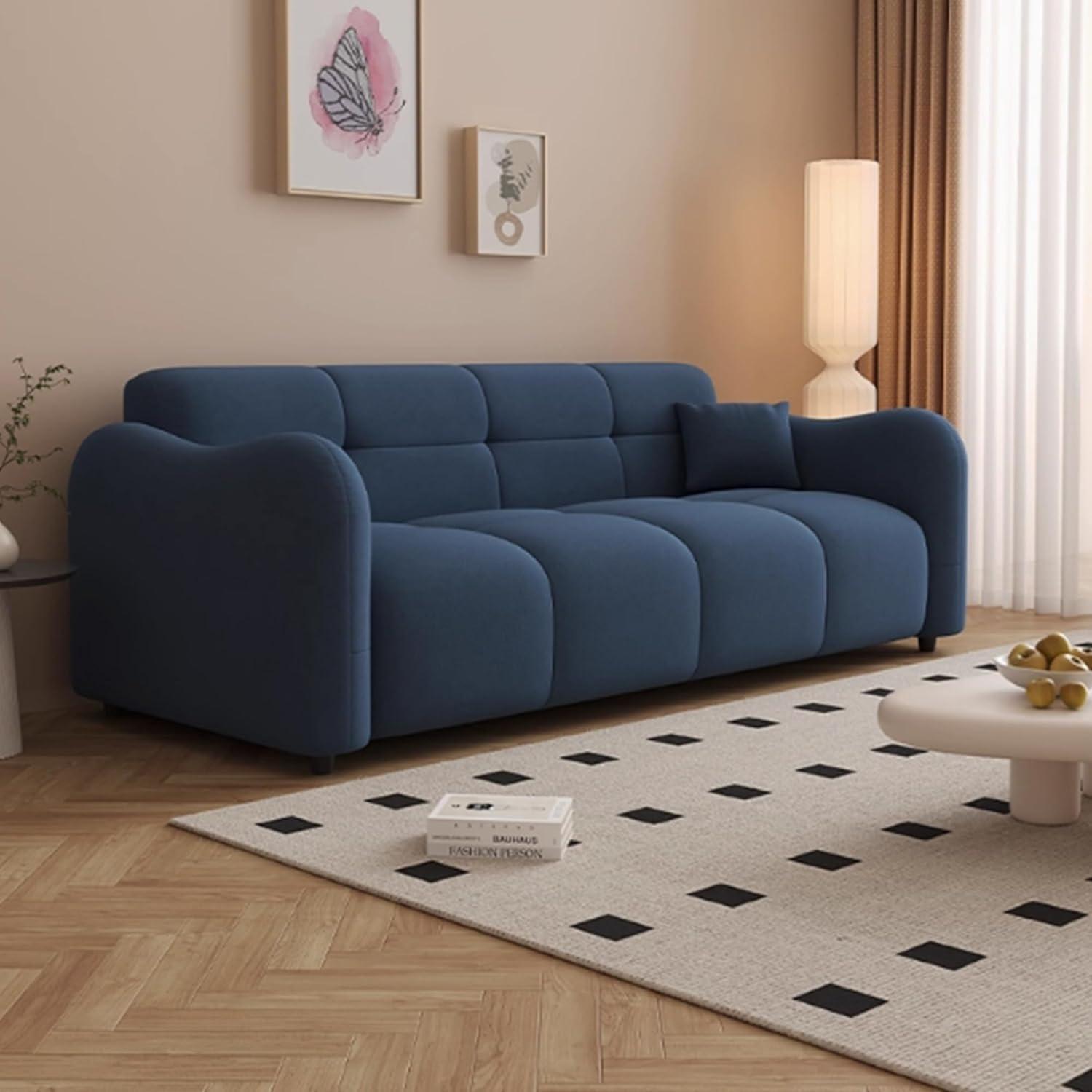 Finding Comfort And Style Blue Velvet Loveseat For Small Spaces