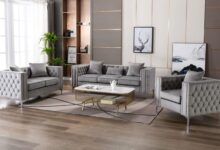 Finding Comfort And Style In A Gray Fabric Sofa Loveseat Set