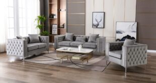 Finding Comfort And Style In A Gray Fabric Sofa Loveseat Set