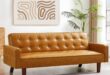 Finding Comfort And Style In A Mid Century Faux Leather Sofa
