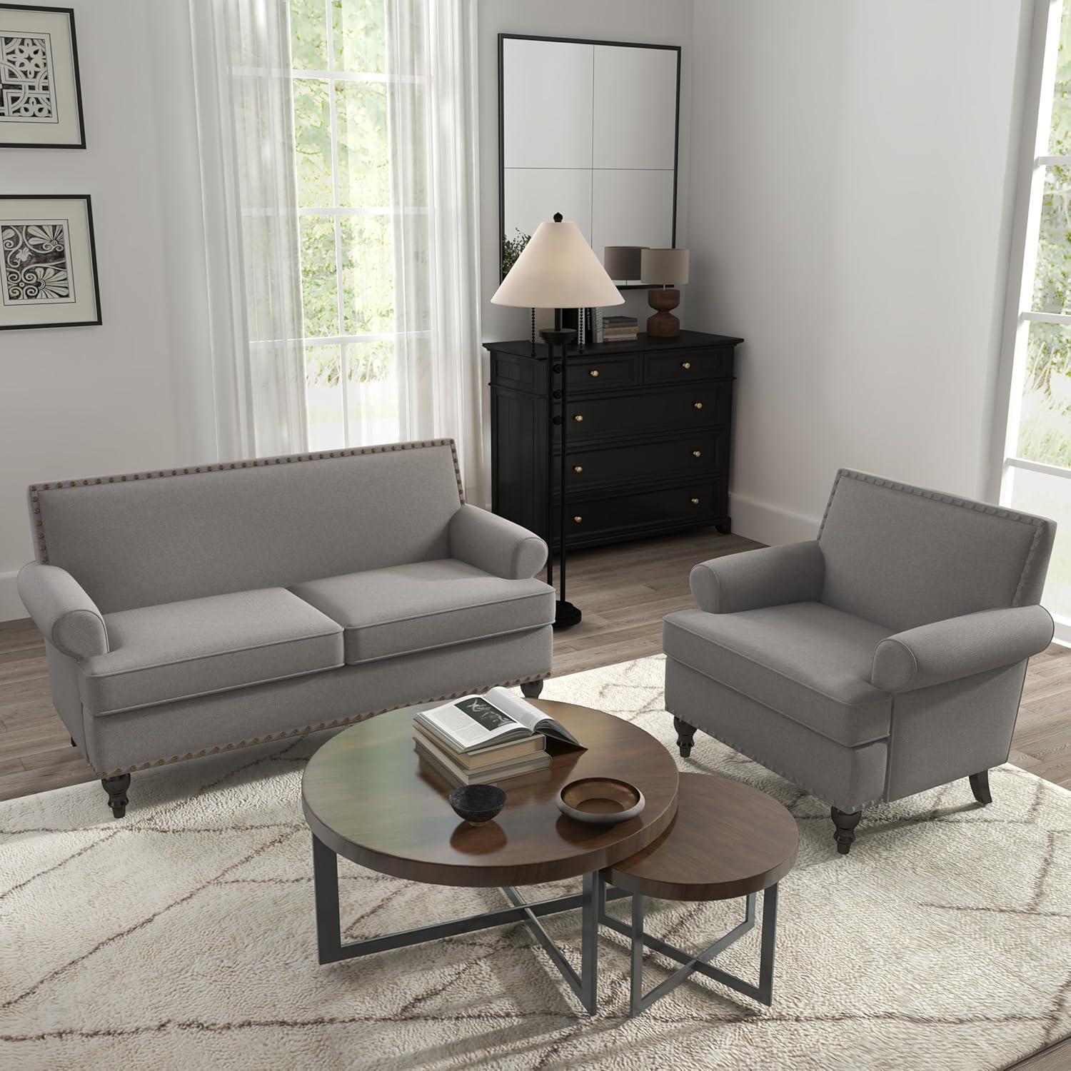 Finding Comfort and Style with HUIMO's Mid-Century Living Set