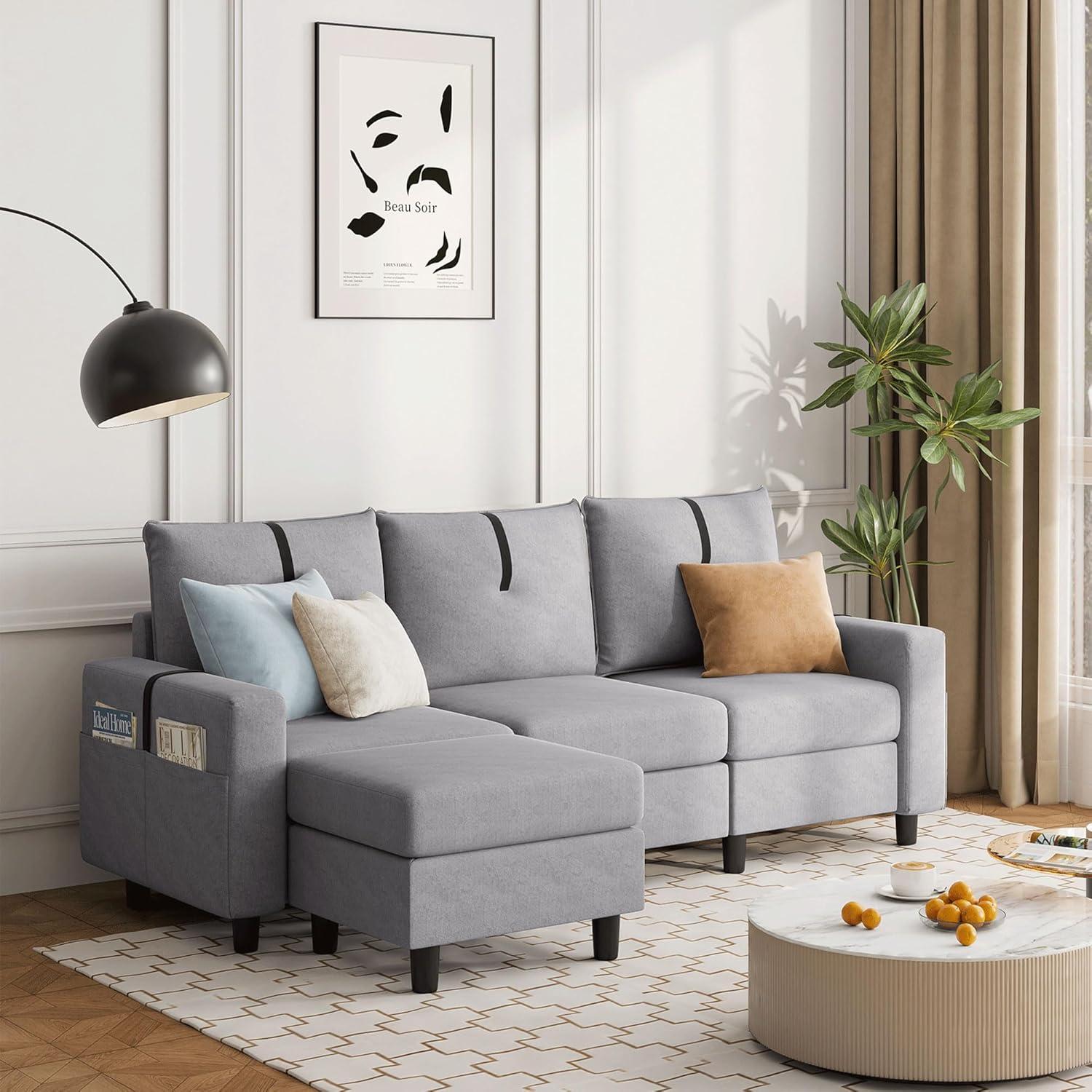 Finding The Perfect Fit 80 L Shaped Linen Sectional For Cozy Spaces