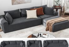 Flexible Comfort And Style Exploring The 104 Cloud Sectional Couch