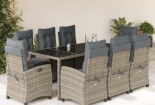 Furniture Sets 9 Piece Patio Dining Set Fits Your Patio