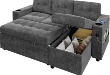 Garveehome L Shaped Sectional Couch Your Guest Ready Sofa