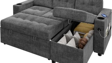 Garveehome L Shaped Sectional Couch Your Guest Ready Sofa