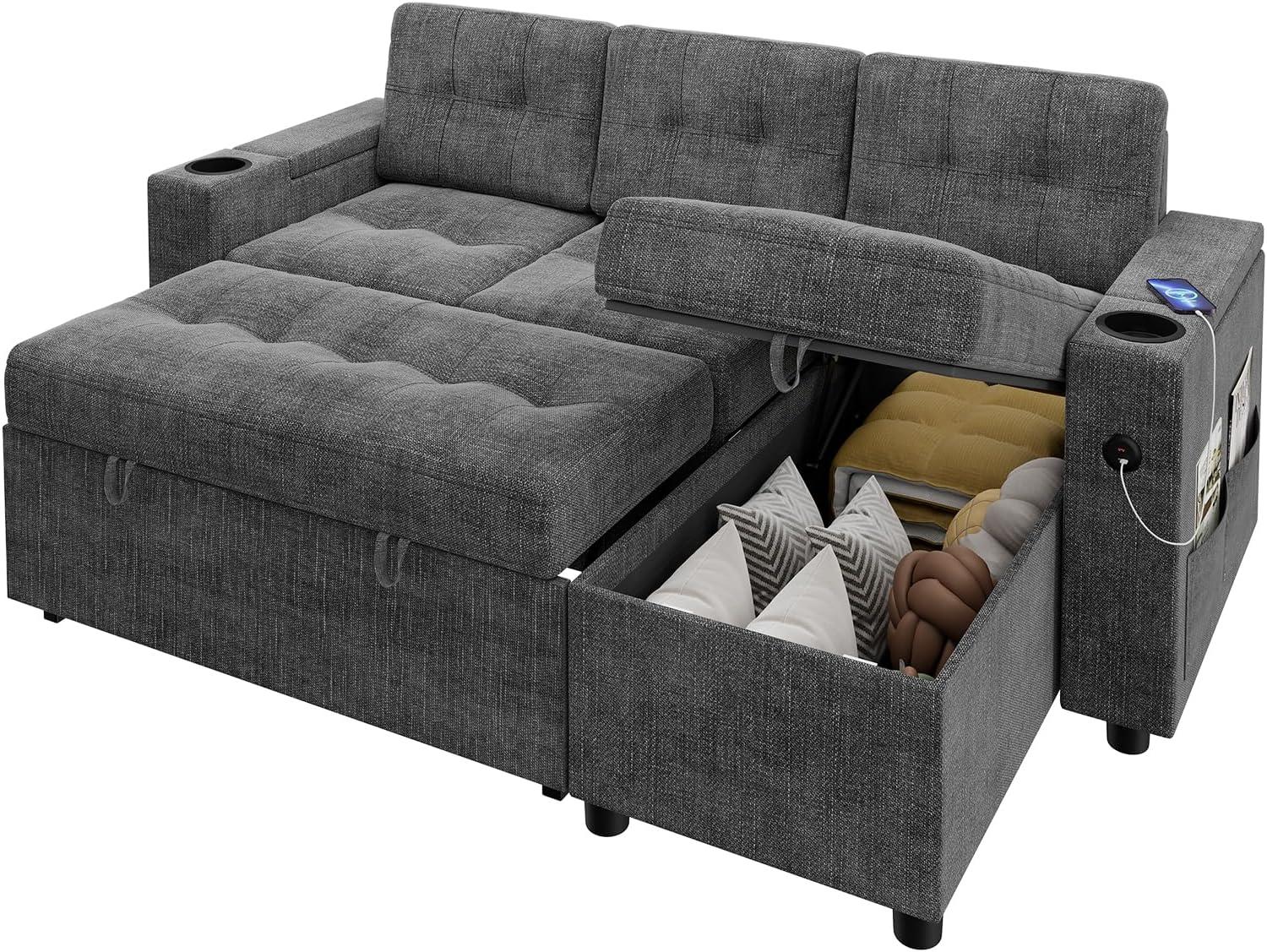 Garveehome L Shaped Sectional Couch Your Guest Ready Sofa