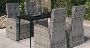 Gather And Unwind Stylish Comfort With A 5 Piece Patio Set