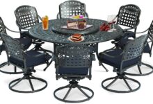Gather Around Exploring Comfort Style In A 9 Piece Patio Set