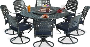 Gather Around Exploring Comfort Style In A 9 Piece Patio Set