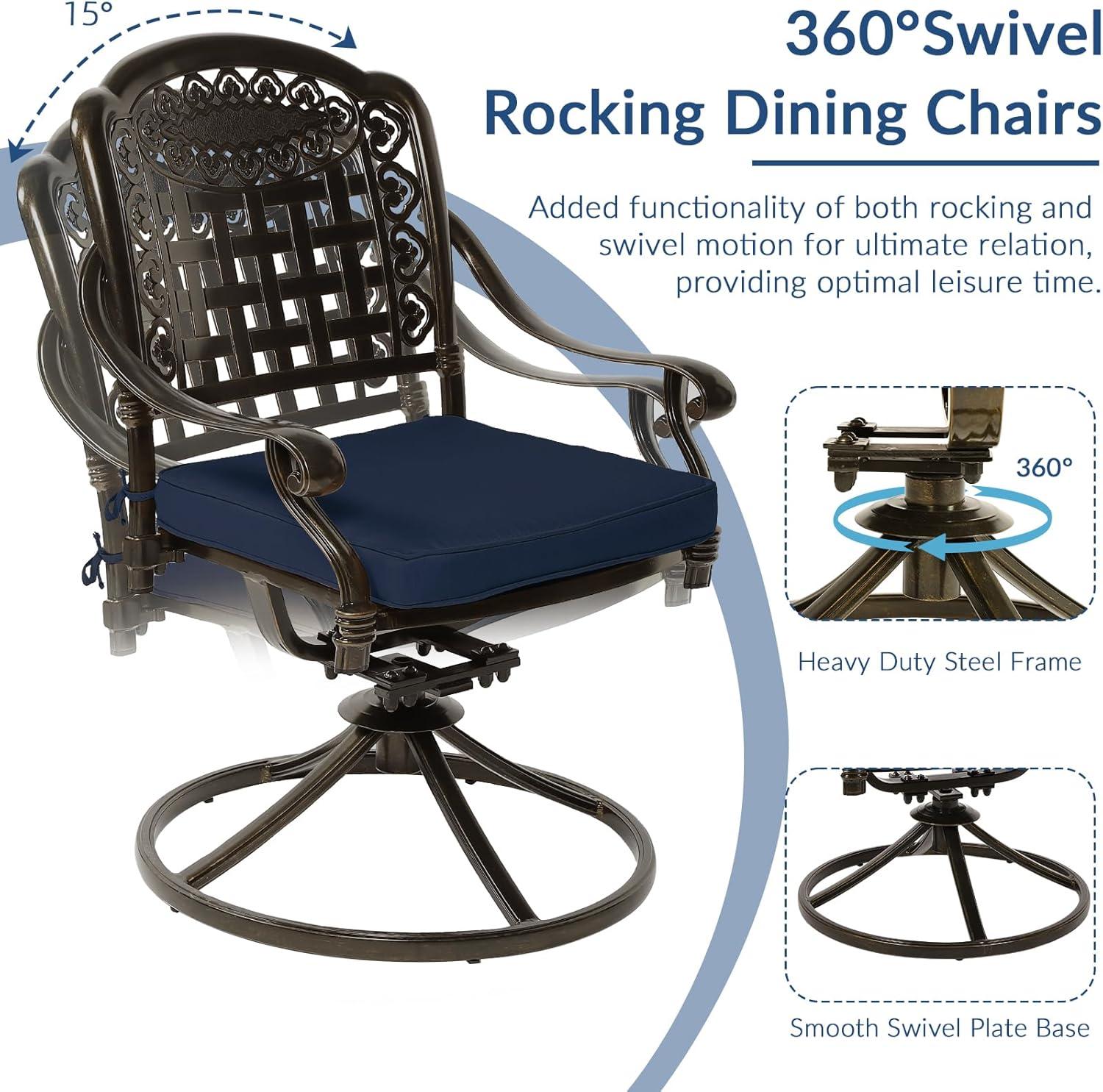 Gather Around: Exploring Comfort & Style in a 9-Piece Patio Set