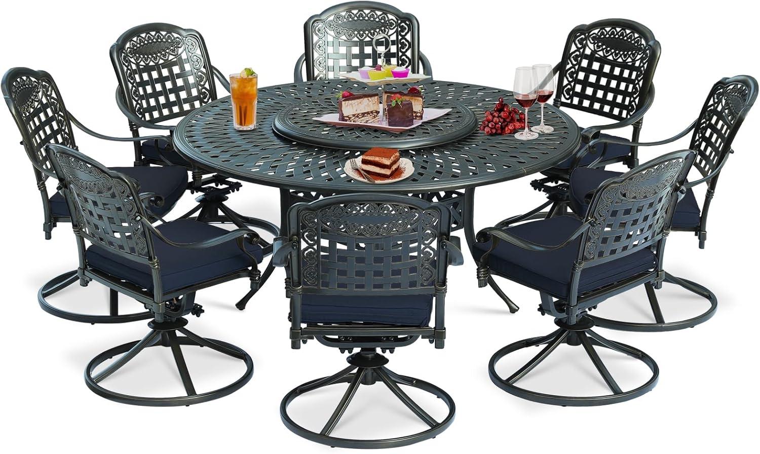Gather Around Exploring Comfort Style In A 9 Piece Patio Set