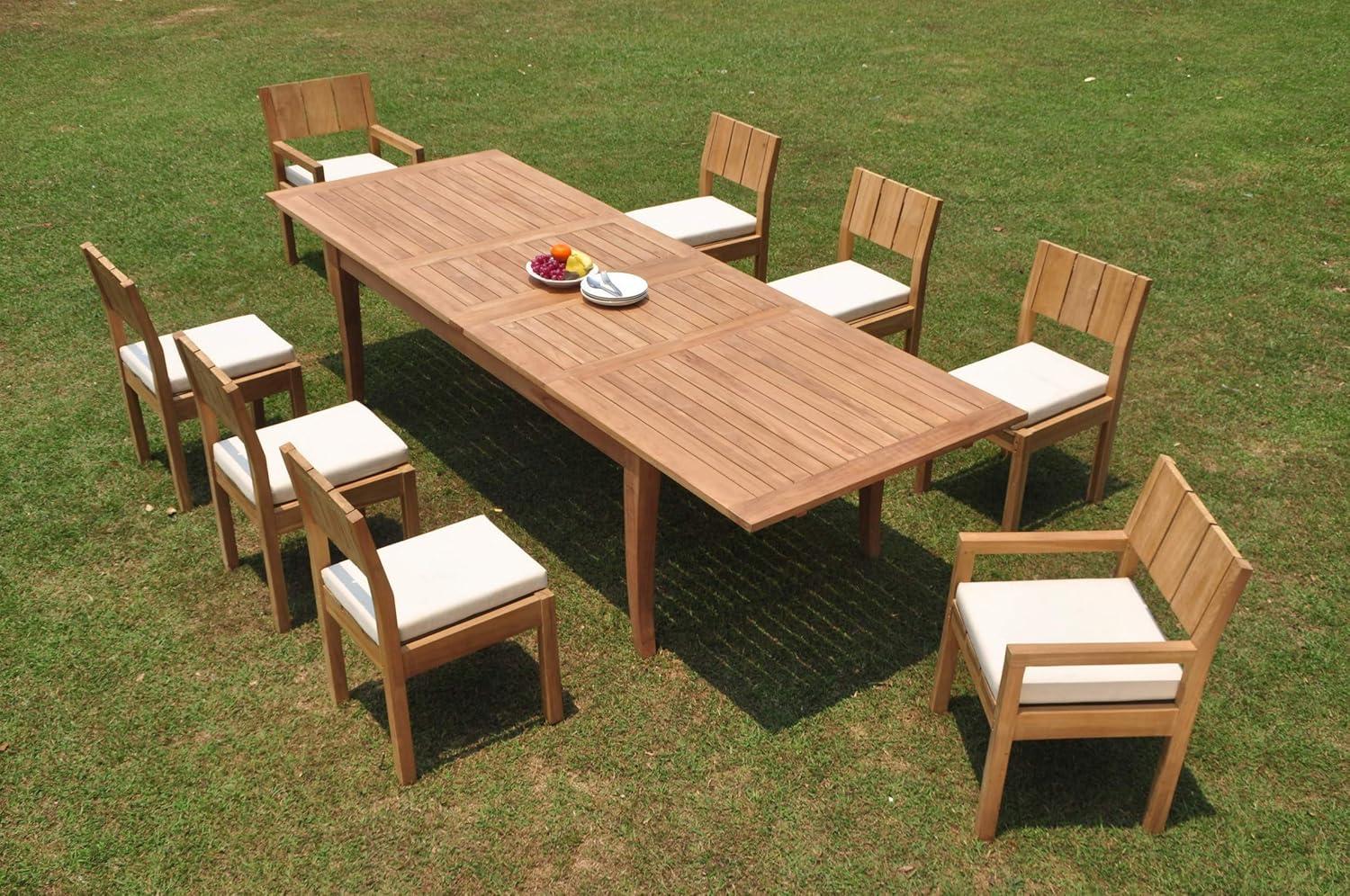 Gather Around Exploring The Elegant 8 Seater Teak Dining Set