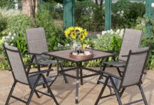Gather Around Exploring The Phi Villa 5 Pc Patio Dining Set