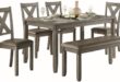 Gather Around Modern Comfort Meets Style In A 6 Piece Dining Set