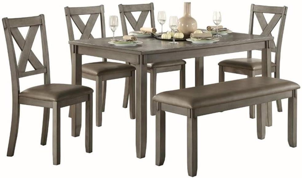 Gather Around Modern Comfort Meets Style In A 6 Piece Dining Set