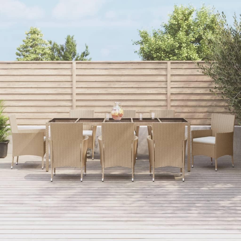 Gather Around The Spacious 9 Piece Patio Dining Set For Relaxed Meals