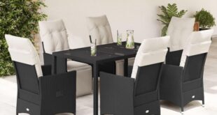 Gather Round Experiencing Comfort And Style With The Black Garden Dining Set