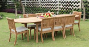 Gathered Around Elegance Exploring The 9 Pc Teak Dining Set