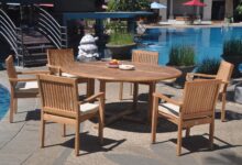 Gathered Around Grade A Teak 7 Pc Dining Set Review