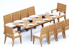 Gathered Around Quality Exploring The A Grade Teak 11pc Patio Set