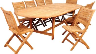 Gathered Around The Amazonia Teak Stylish Spacious Patio Dining
