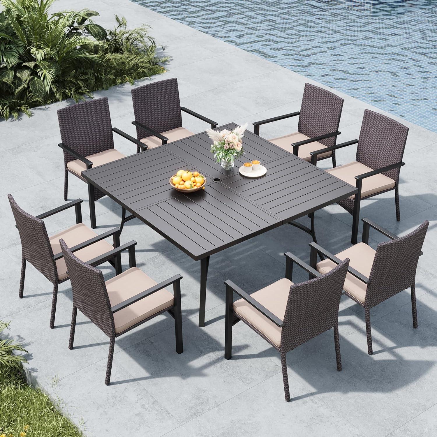 Gathered Around The Mfstudio Patio Set Space Comfort And Style