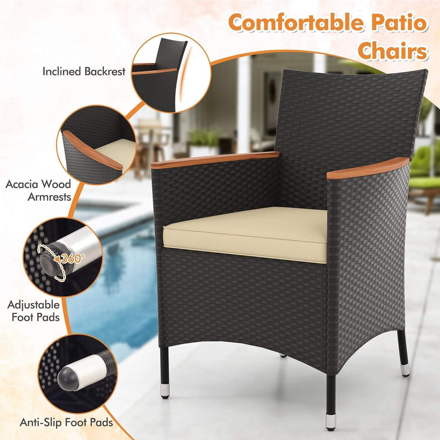 Gathered Comfort: Exploring the Tangkula Patio Dining Set's Appeal