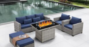 Gathering Around Style Exploring A 6 Piece Patio Set With Fire Pit