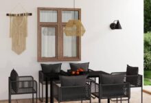 Gathering Around Style Exploring A 7 Piece Patio Dining Set