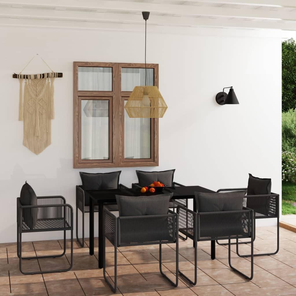 Gathering Around Style Exploring A 7 Piece Patio Dining Set