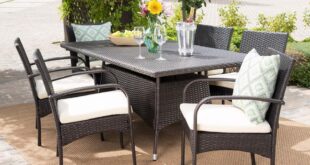 Gathering Around Style Outdoor 7 Piece Wicker Dining Set Review
