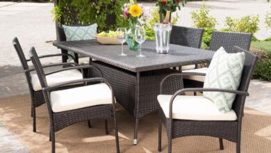 Gathering Around Style Outdoor 7 Piece Wicker Dining Set Review