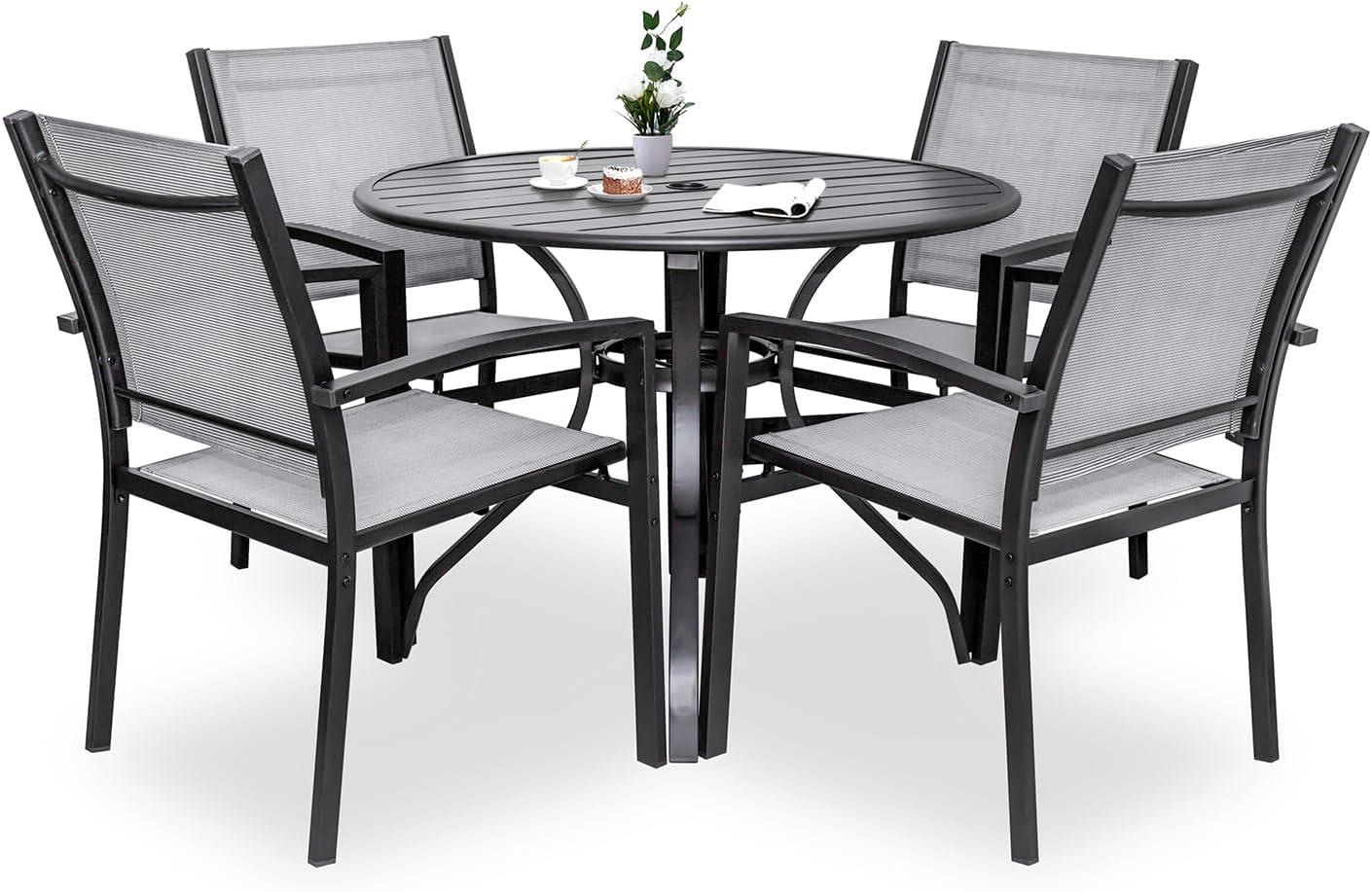 Gathering Around The Leveleve 5 Piece Patio Dining Set Review