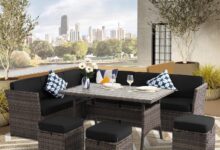 Gathering Comfort And Style With The 7 Piece Wicker Patio Set