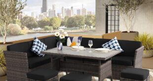 Gathering Comfort And Style With The 7 Piece Wicker Patio Set