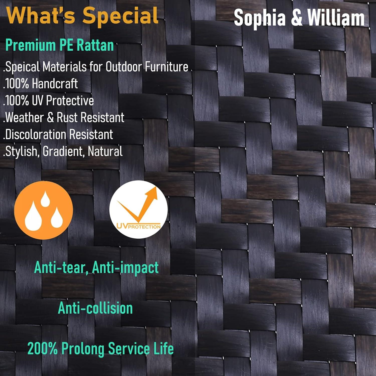 Gathering Comfort and Style with the Sophia & William Patio Set