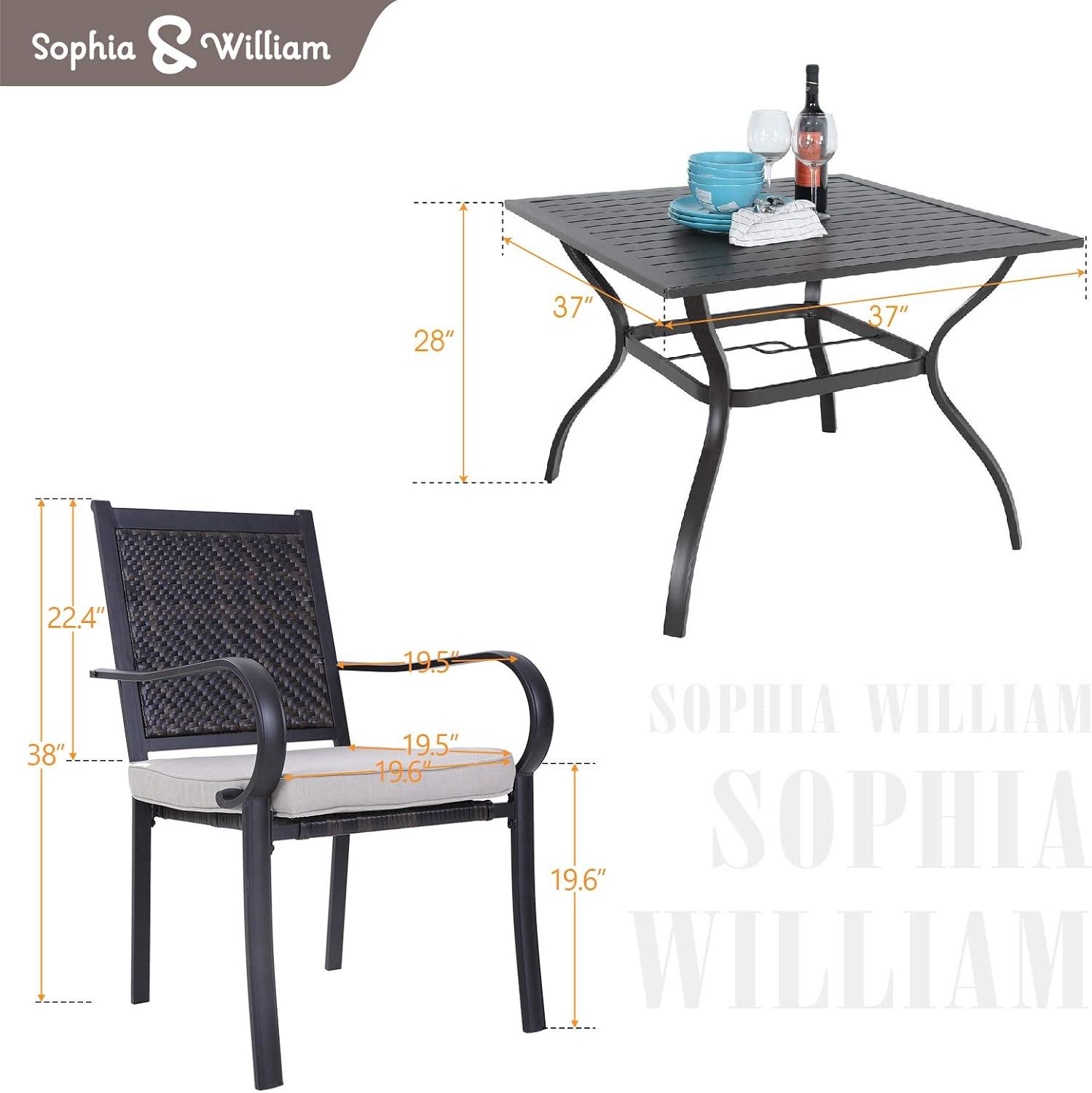 Gathering Comfort and Style with the Sophia & William Patio set