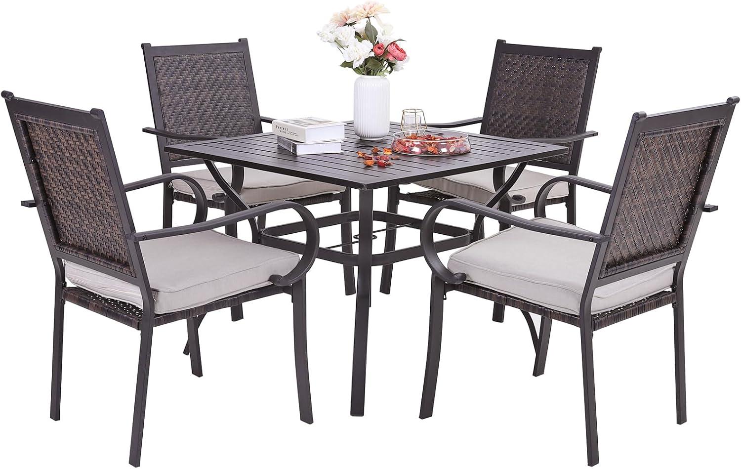 Gathering Comfort And Style With The Sophia William Patio Set