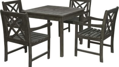 Gathering Comfortably Exploring The Vifah Renaissance Outdoor Dining Set