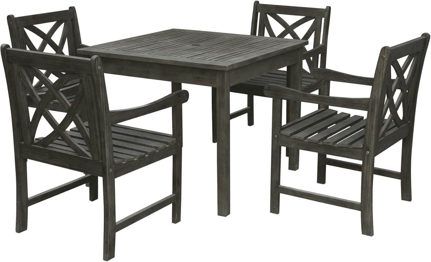 Gathering Comfortably Exploring The Vifah Renaissance Outdoor Dining Set