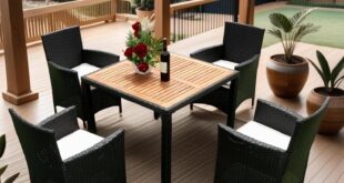 Gathering In Style Durable Cozy Emkk 5 Piece Outdoor Set