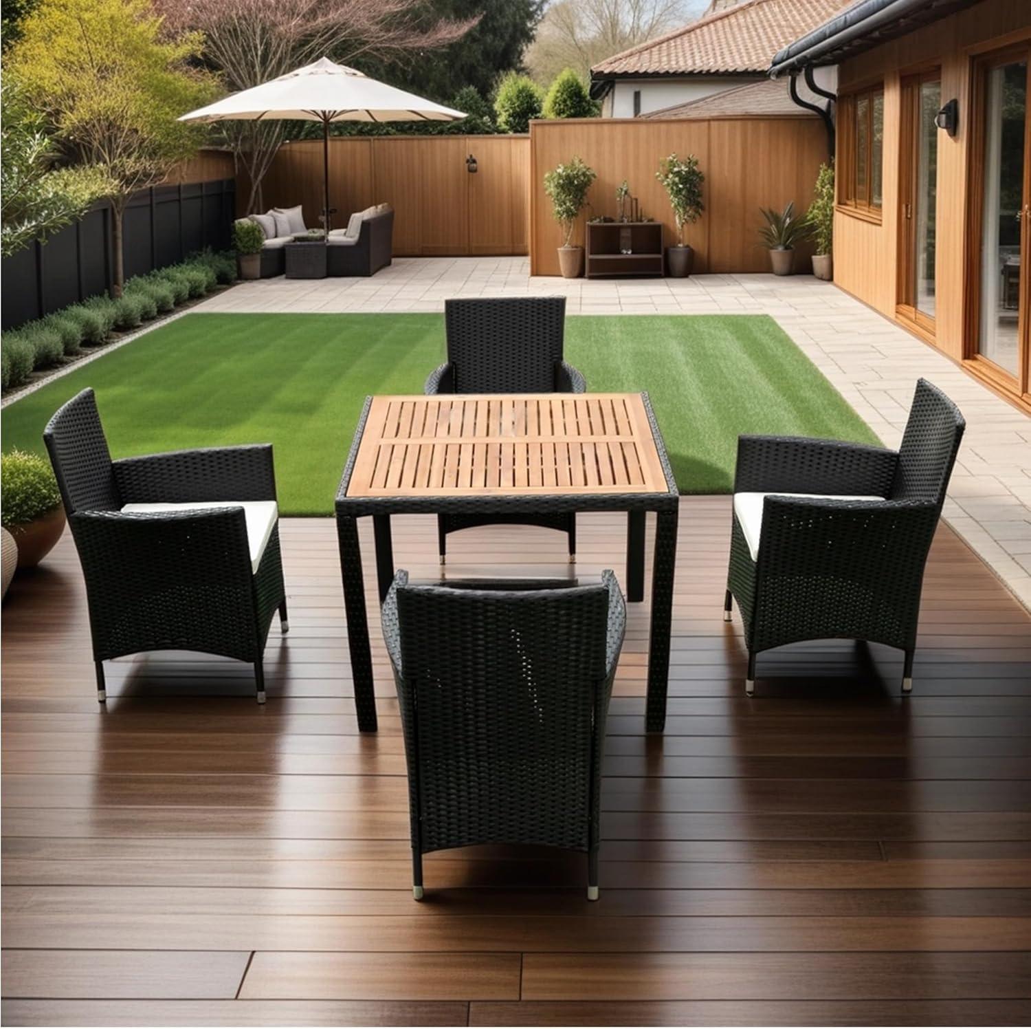 Gathering in Style: durable & Cozy EMKK 5-Piece Outdoor Set